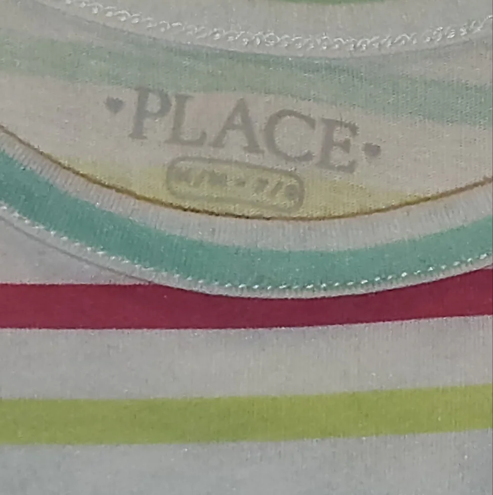 The Children's Place Multicolor Striped Kids T-Shirt